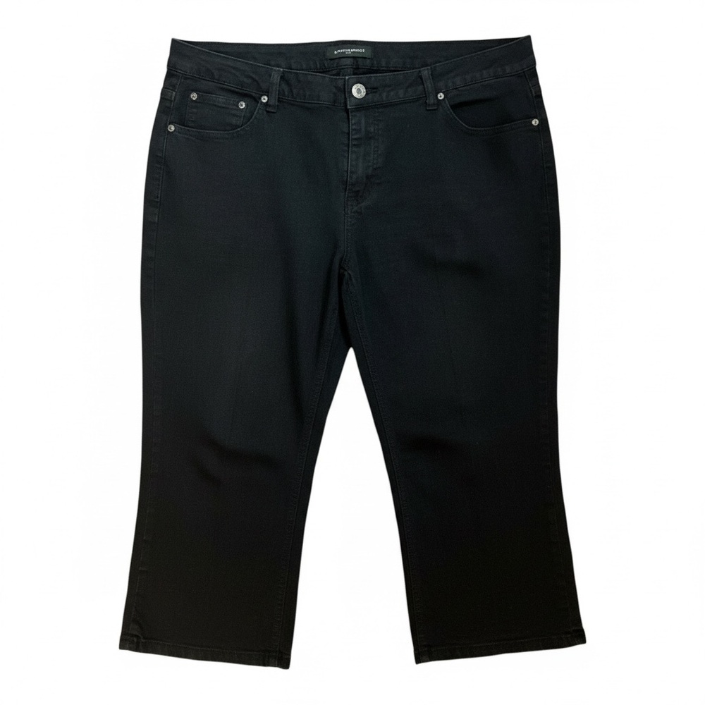 Ashley Stewart Black Cropped Jeans